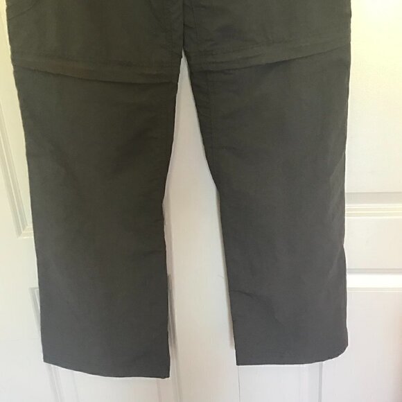 K-Way Technical Design gray convertible hiking pants w/zip off legs, size 8 - Picture 9 of 10